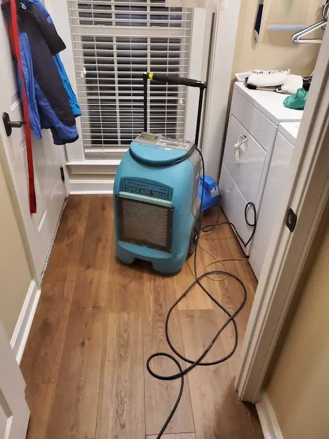 Commercial dehumidifier deployed for Flood Damage Cleanup in Atmore