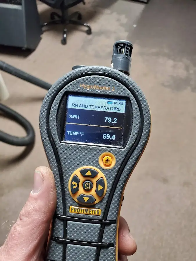Moisture meter humidity assessment for Fire & Smoke Damage Restoration in Atmore