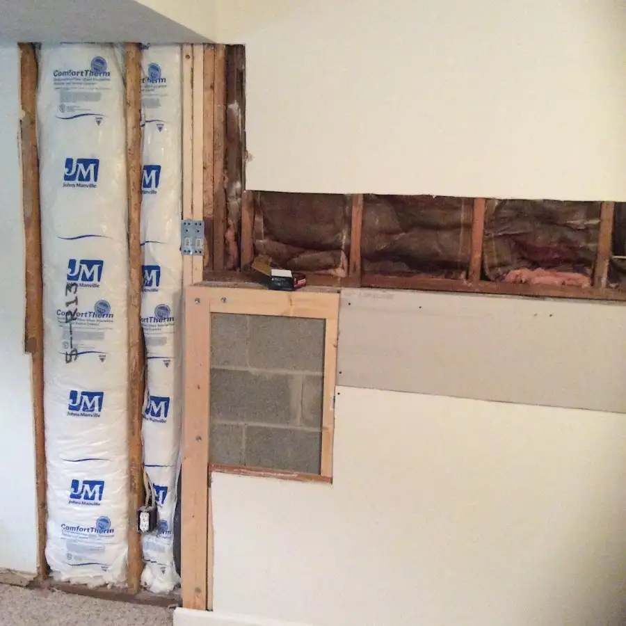 Wall insulation replacement during Contents Cleaning & Restoration in Atmore